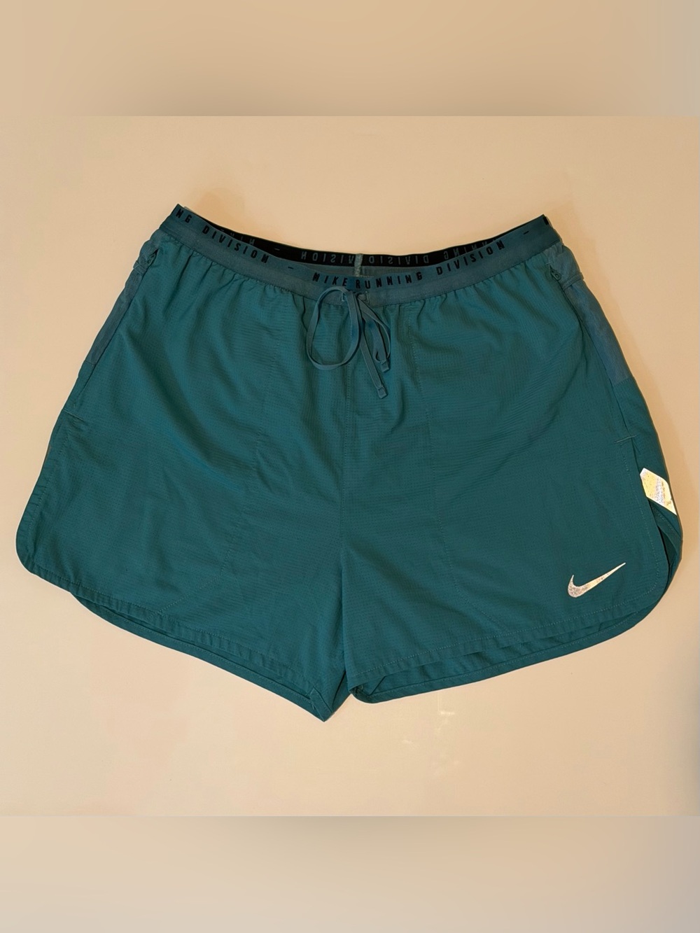 Nike Dri-FIT 4” Running Shorts Men’s Medium Green Athletic Gym Lightweight Lined - Picture 5 of 13